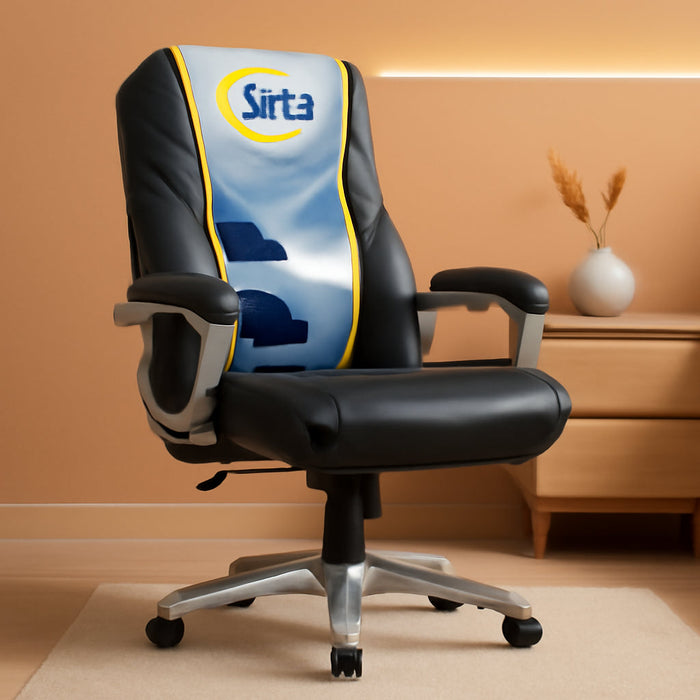 Bryce Executive Office Chair, Ergonomic Computer Deskchair with Patented AIR Lumbar Technology, Comfortable Layered Body Pillows for Cushioning, quality Foam, Bonded Leather, Black