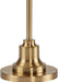 Dyna Traditional 58" Tall Standing Floor Lamp Skinny Pole Pull Chain Gold Antique Brass Finish Living Room Bedroom House Reading Office Home Decor Entryway Dining Natural Burlap Shade