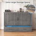 Queen Murphy Cabinet Bed With HiddenStorage Drawer