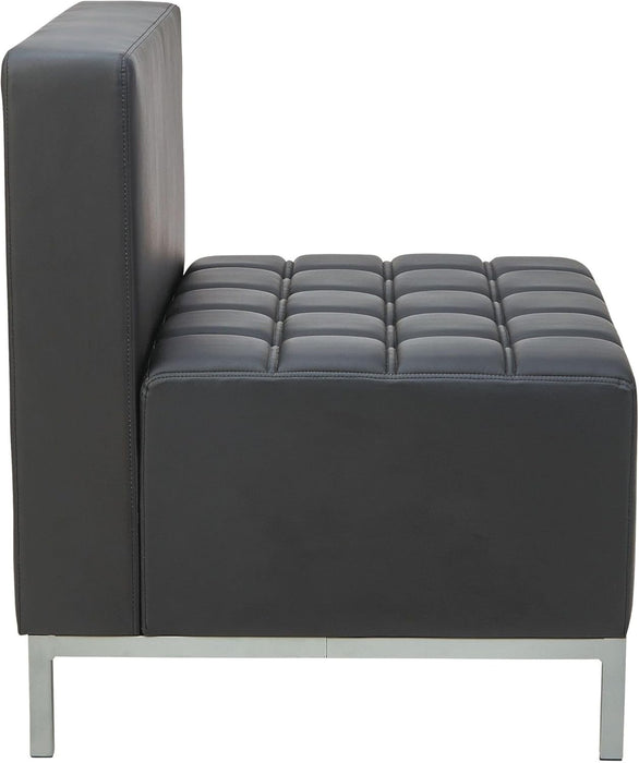 ALEQB8116P 26.38 In. X 26.38 In. X 30.5 In. QUB Series Powered Armless L Sectional - Black