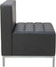 ALEQB8116P 26.38 In. X 26.38 In. X 30.5 In. QUB Series Powered Armless L Sectional - Black