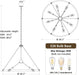38.2 Inch Wagon Wheel Chandelier Weathered Vintage