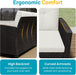 4 Piece All Weather Wicker Patio Furniture Set for Porch Patio