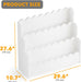 White Three Tier Montessori Bookshelf NurseryPlayroom