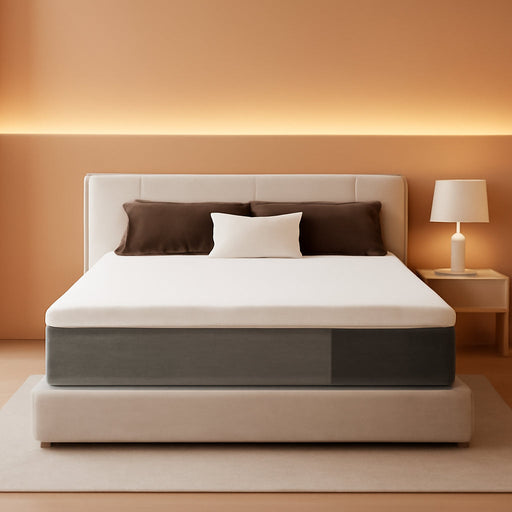 Full 10 Inch Hybrid Mattress in a Box, Medium-Firm, Memory Foam with Individually Pocketed Coils, Zoned Support, Motion Isolation, Certipur-Us Certified