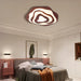 Nordic Irregular Flush Mount Solid Wooden Ceiling Light for Living Room