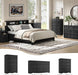 Black 36 Inch Dresser With USB Charging Station Furniture