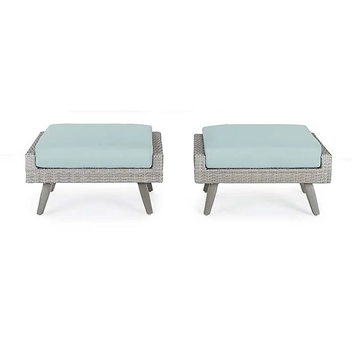 Ehrenfried Premium All-Weather Wicker 5 - Person Patio Conversation Sets with Sunbrella® Cushions