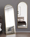 Floor Mirror, Full Length Mirror with Stand, Arched Wall Mirror, Gold Floor Mirror Freestanding, Wall Mounted Mirror for Bedroom Living Room, Gold