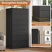 Black Tall Dresser for Bedroom with 8 Drawers, 59.6" Tall Dressers & Chests of Drawers, Modern Wood Closet Organizer and Storage Cabinet, Large Vertical Dresser for Bedroom, Closet, Hallway