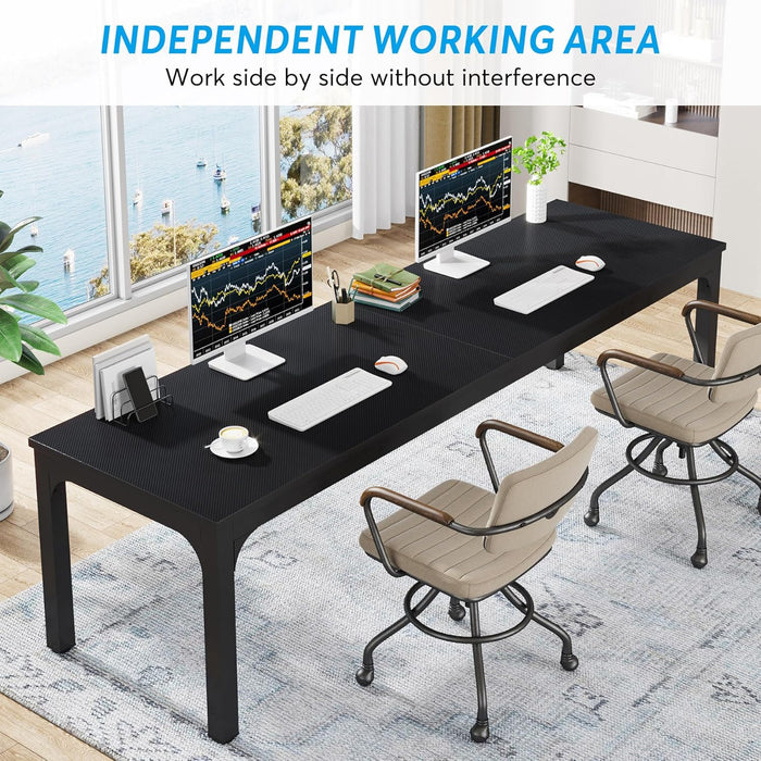 78.7 Inch UltraLong IndustrialGrade Two Person Desk
