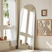 Floor Full Length Mirror, 56"X20" Arched Full Body Mirror, Hanging or Leaning, Standing, Wall Mounted with Aluminum Frame for Bedroom Living Room, White