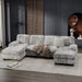 2-Piece Fabric Sectional Sofa with Chaise