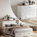White Queen Murphy Versatile CabinetBed With Mattress