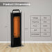 IP65 Waterproof Aluminum Heater with Double-Sided Heating and Overheat Protection