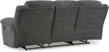 Frohn Contemporary Manual Reclining Sofa, Gray