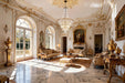 French Empire Crystal Chandelier 11 Lights 24By42Inches