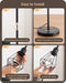 70IN Farmhouse Floor Lamps for Living Room, Dimmable Industrial Tall Standing Lamps 3 LED Edison Bulbs Included, Diamond-Shaped Cage, Rustic Tree Corner Light for Bedroom, Office, Black