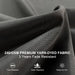 Cantilever Patio Umbrellas 10' X 10' Square Double Top, Black