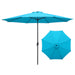 Outdoor 11Ft Patio Umbrella with Crank - Aqua