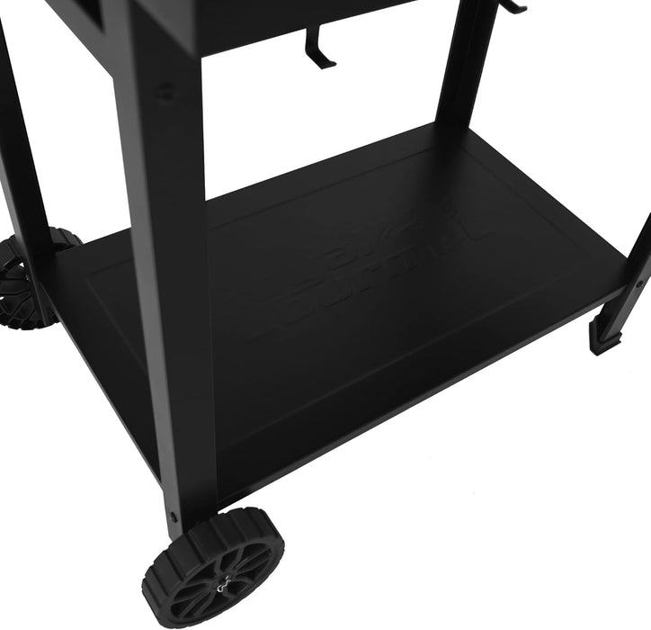 CC1830T 30-Inch Barrel Charcoal Grill with Warming Rack & Front Storage Basket, Outdoor BBQ Grill with 627 Sq. In. Grilling Area for Backyard Barbecue Cooking Party, Black