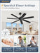 Architectural 62 Inch Weatherproof Ceiling Fan Remote
