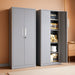 63-Inch-Tall Cement Gray Pantry Cabinet Kitchen Storage