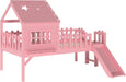 Pink Twin Loft Bed With PremiumLEDLighting Modules