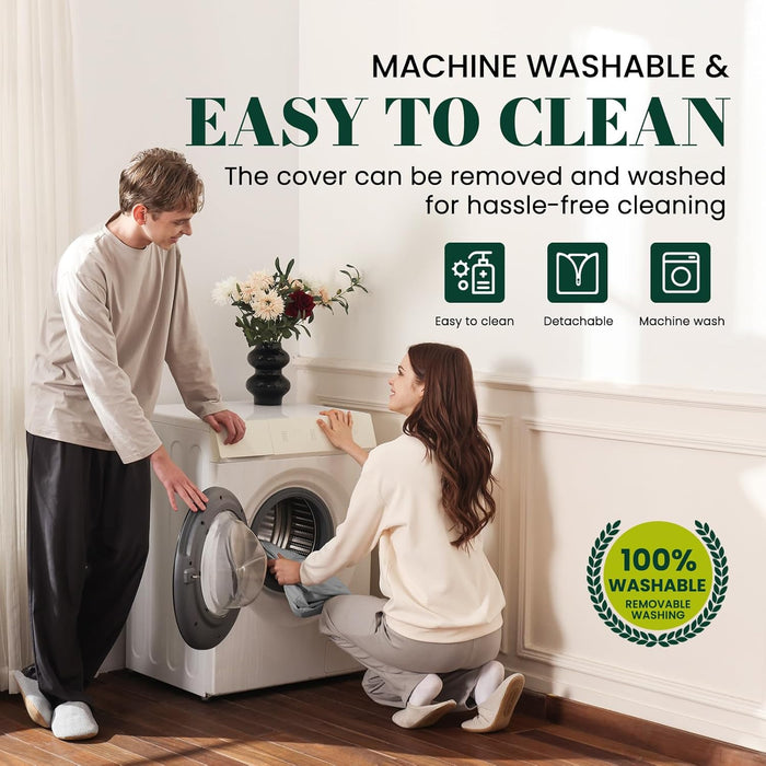 70" Light Gray Comfy Loveseat Sofa, Recliner Sofa Couch, with Removable Washable Cover, High Density Foam Cushions, Solid Wood Frame, Ideal for Living Rooms, Easy to Assemble