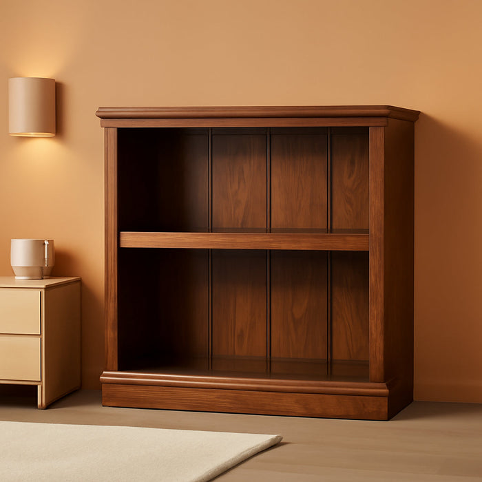 Miscellaneous Storage 2-Shelf Bookcase/ Book Shelf, Washington Cherry Finish