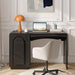 47" Computer Desk with 3 Drawers, Executive Style, Black