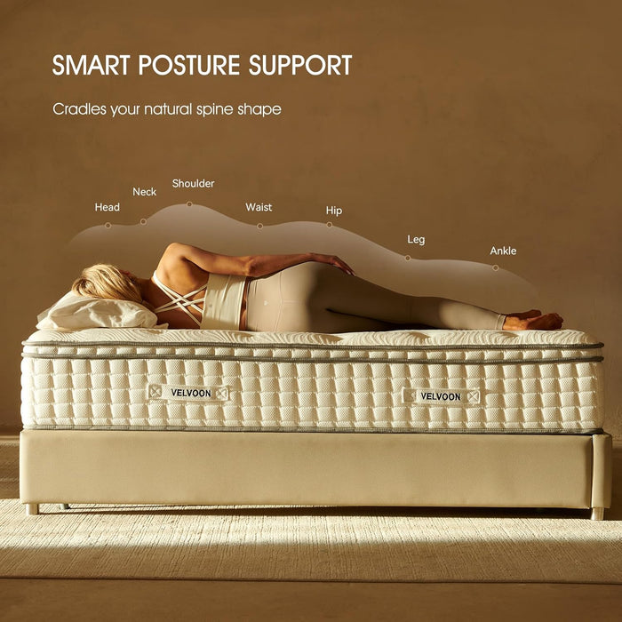 Queen TwelveInch CoolingGelMemoryFoamPressureRelief Mattress