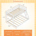 Durable Engineered Twin Over Full Bunk BedFrameSystem