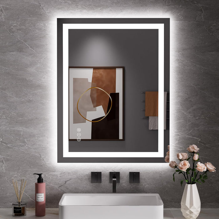 LED Bathroom Mirror, Bathroom Vanity Mirror, 28"X36"