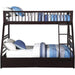 XL Twin/Queen Bunk Bed with Drawers, Espresso