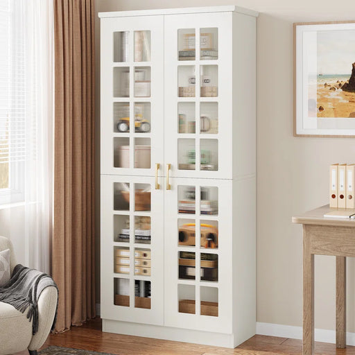 71" Storage Cabinet with Door & Adjustable Shelves