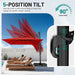 10 X 10FT Cantilever Patio Umbrella, 360-Degree Rotation Square Hanging Offset Umbrella with Crank, Heavy Duty Patio Umbrella for Patio, Pool, Garden, Deck, Red (Base Not Include)