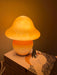 Mushroom Lamp Orange Glass Mushroom Table Lamp for Bedrooms, Living Room, Aesthetic Lamps for Bedroom, Cute Bedside Lamp