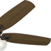 52 Inch Indoor Ceiling Fan With Brushed Bronze Shading