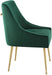 Discern Upholstered Performance Velvet Dining Chair, Green