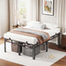 20 Inch Queen Bed Frame Double Layer 2 in 1 Platform with round Corner