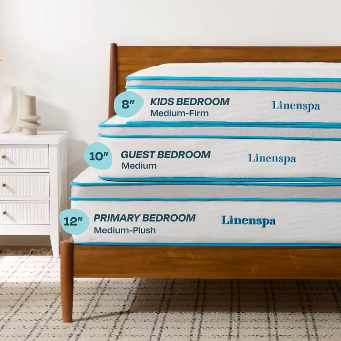 8 Inch Hybrid Mattress - Twin - Bed in a Box