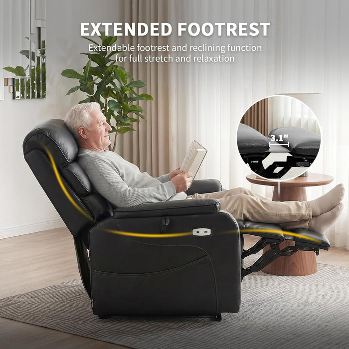 Dual Motor Power Lift Recliner Chair for Elderly with Heat & Massage