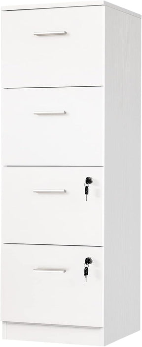 4-Drawer Locking Vertical File Cabinet