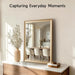 2 Pack Brushed Gold Bathroom Mirrors for over Sink, 22X30 Inch
