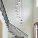 8 Lights Crystal PendantLight Ceiling Chandelier Black