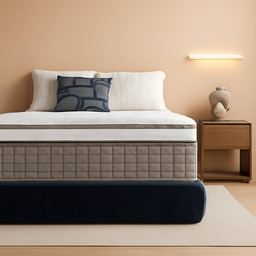 Queen Size Hybrid Mattress in Box 12 Inch, Medium Firm Queen Mattress with Individually Pocket Springs & Memory Foam for No Fiber-Glass, Edge Support, Certipur-Us, Motion Isolation