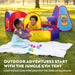5Pc Kids' Play Tents & Tunnels - Ball Pit for Toddlers, Basketball Hoop, Crawling Tubes, Pop-Up Playhouses, Baby Obstacle Course for Indoor or Outdoor Use