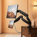 Dual Monitor Stand with USB, Height Adjustable