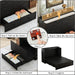 Queen Size Murphy Bed With IntegratedChargingStation